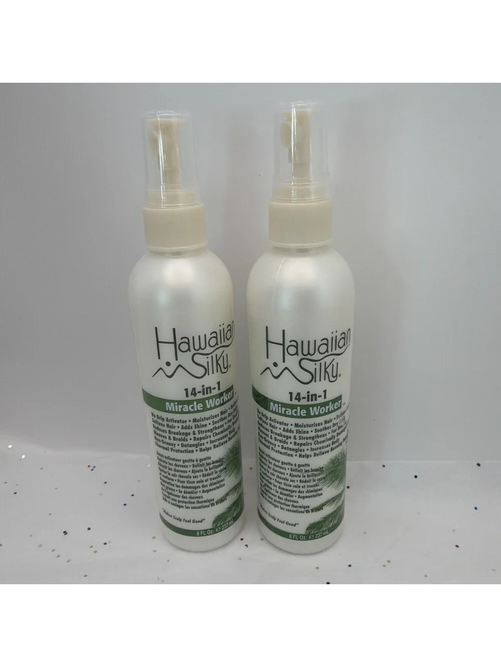 2Pk Hawaiian Silky 14 in 1 Miracle Worker No Drip Activator Moisturizer 8 Oz Ea